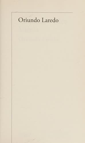 Portada de Oriundo Laredo (Spanish Edition)