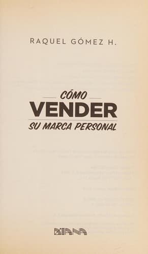 Portada de Cómo vender su marca personal