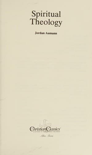 Portada de Spiritual Theology