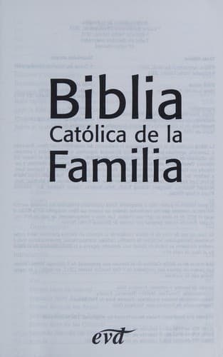 Portada de Biblia católica de la familia