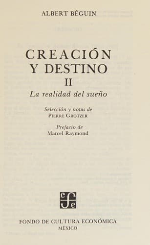 Portada de Creacion y Destino Tomo II