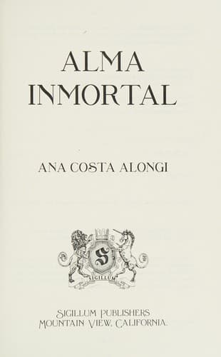 Portada de Alma inmortal