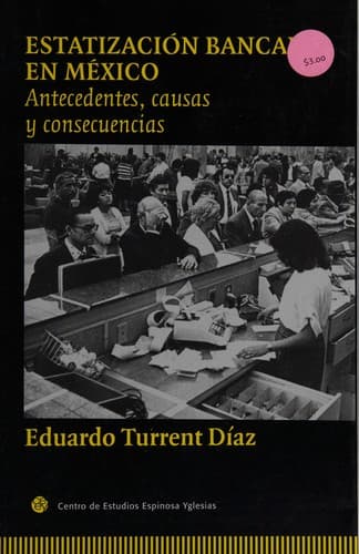Portada de Estatización bancaria en México
