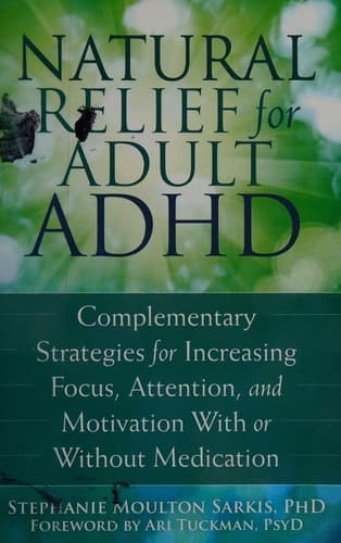 Portada de Natural relief for adult ADHD