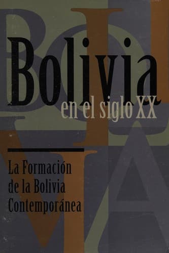 Portada de Bolivia en el siglo XX