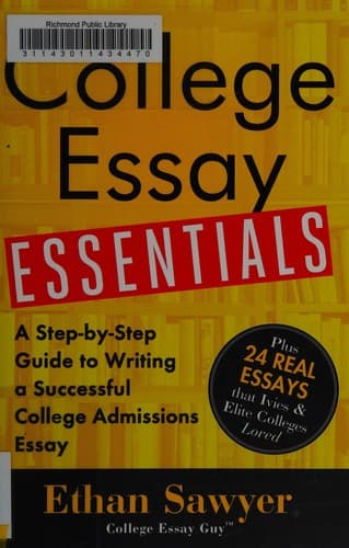 Portada de College essay essentials