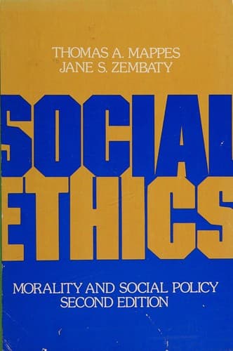 Portada de Social ethics