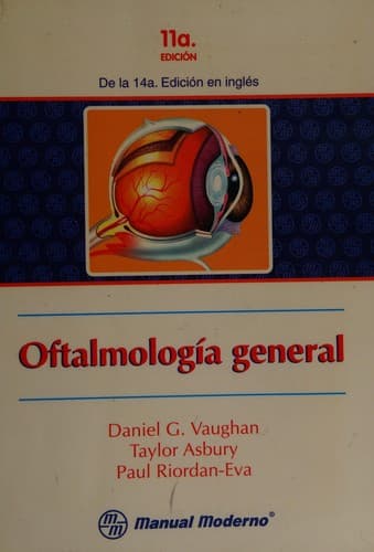 Portada de Oftalmologia General