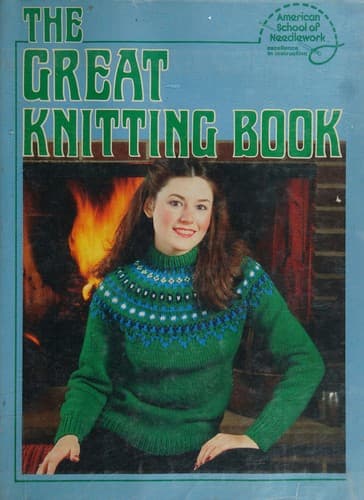 Portada de American School of Needlework presents The great knitting book