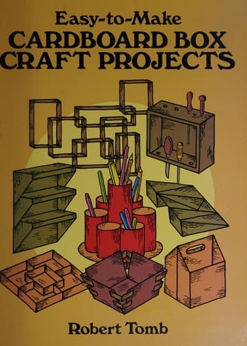 Portada de Easy-to-make cardboard box craft projects