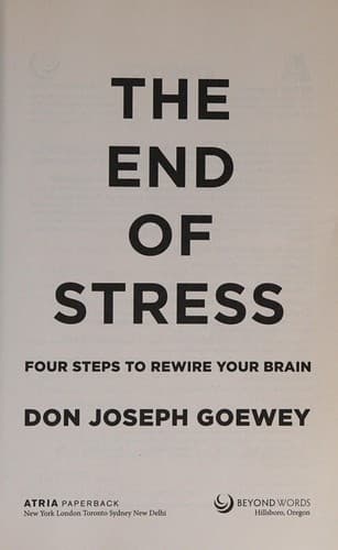 Portada de The end of stress
