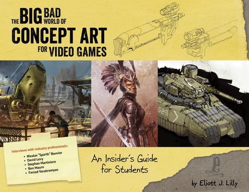 Portada de The big bad world of concept art for video games