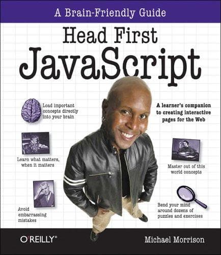 Portada de Head First JavaScript (Head First)