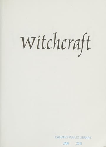 Portada de Witchcraft