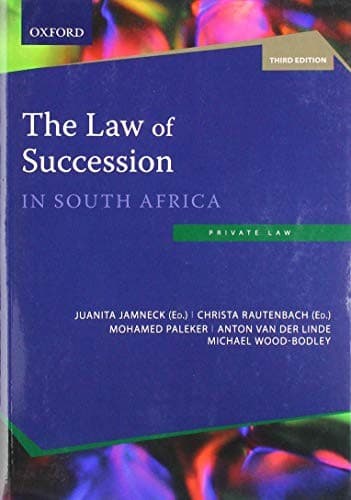 Portada de Law of Succession in South Africa