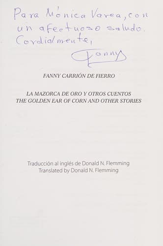Portada de La mazorca de oro y otros cuentos