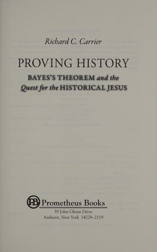 Portada de Proving history