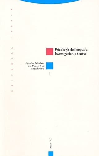 Portada de Psicologia de Lenguaje - Investigacion y Teoria