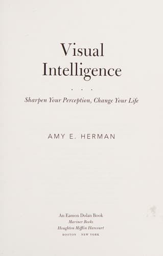 Portada de Visual Intelligence