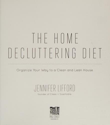 Portada de The home decluttering diet