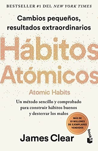 Portada de Hábitos atómicos (Atomic Habits)