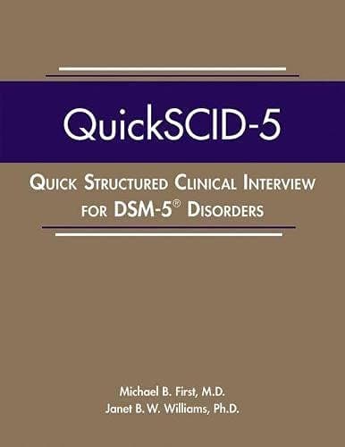 Portada de Quick Structured Clinical Interview for DSM-5 Disorders (QuickSCID-5)