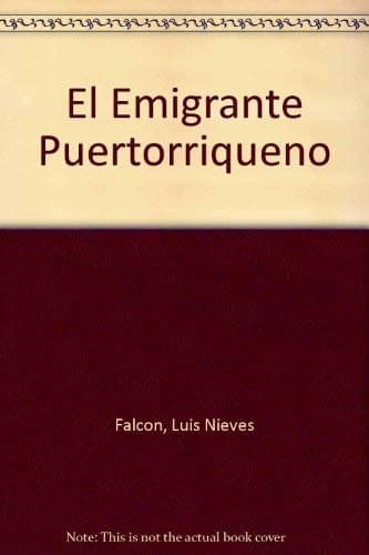 Portada de El emigrante puertorriqueño