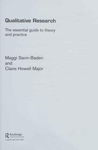Portada de Qualitative research