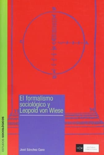 Portada de El formalismo sociológico y Leopold von Wiese