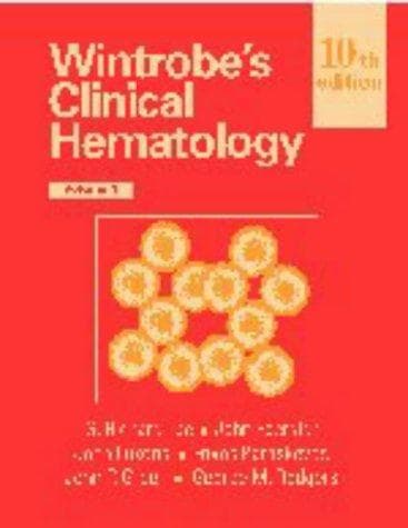 Portada de Wintrobe's Clinical Hematology, 10th Edition (2 volume set)