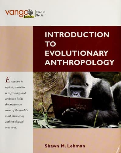 Portada de Introduction to evolutionary anthropology