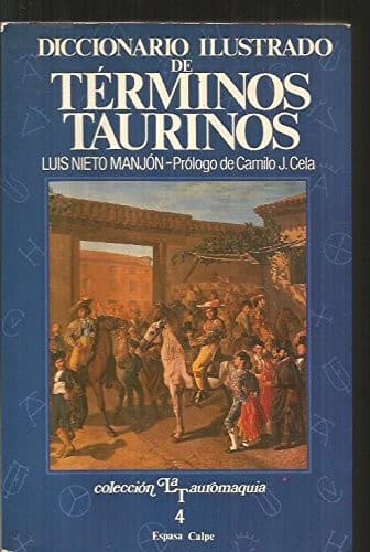 Portada de Diccionario ilustrado de términos taurinos