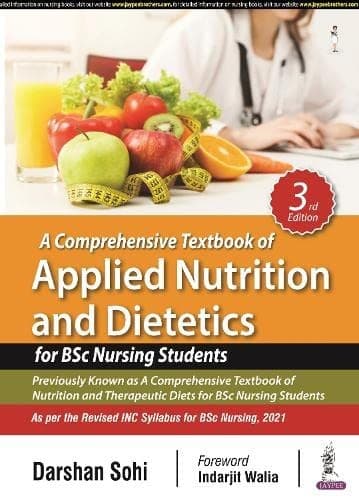 Portada de Comprehensive Textbook of Applied Nutrition and Dietetics for BSc Nursing Students