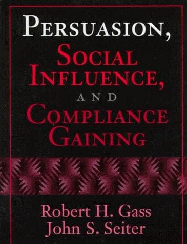 Portada de Persuasion, social influence, and compliance gaining