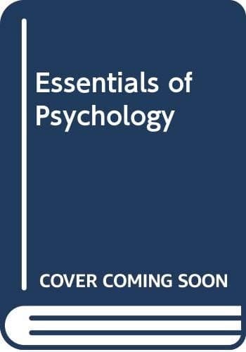 Portada de Essentials of psychology