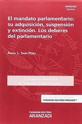 Portada de El mandato parlamentario