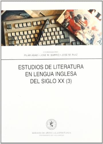Portada de ESTUDIOS DE LITERATURA EN LENGUA INGLESA DEL SIGLO XX