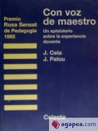 Portada de Con Voz de Maestro - Un Epistolario Exp. Docente