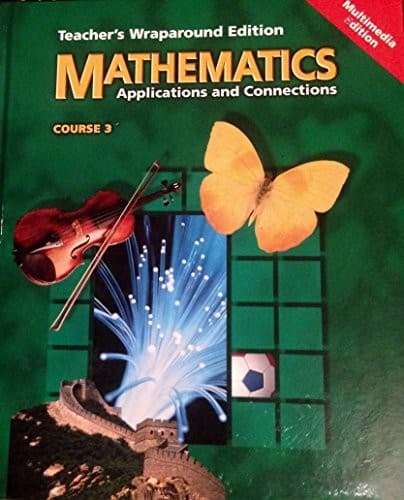 Portada de Mathematics Applications and Connections Course 3