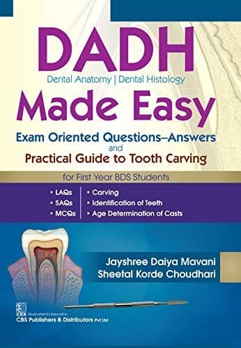 Portada de DADH Dental Anatomy Dental Histology Made Easy