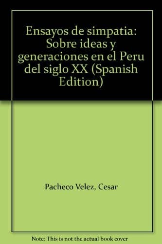 Portada de Ensayos de simpatía