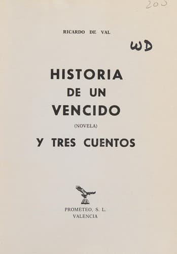 Portada de Historia de un vencido