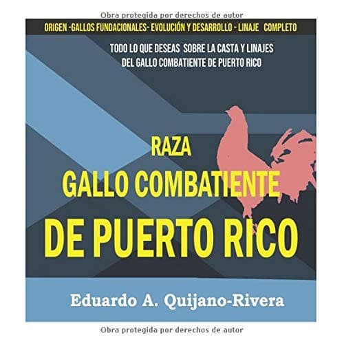 Portada de Raza de Gallo Combatiente de Puerto Rico