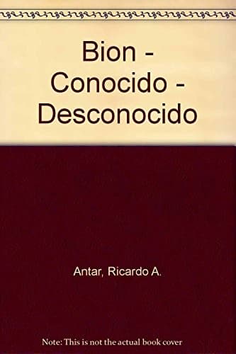 Portada de Bion - Conocido - Desconocido
