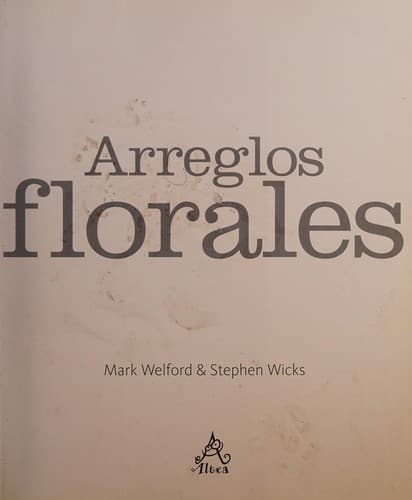 Portada de Arreglos florales
