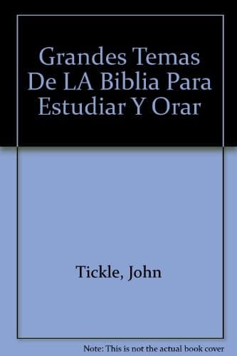 Portada de Grandes temas de la Biblia para estudiar y orar