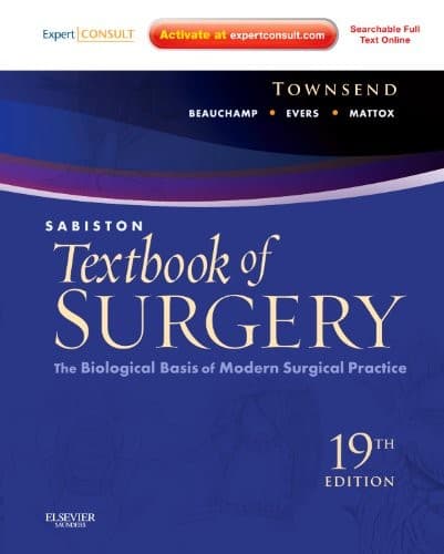 Portada de Sabiston textbook of surgery
