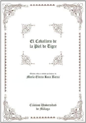 Portada de El caballero de la piel de tigre