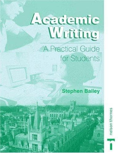 Portada de Academic writing