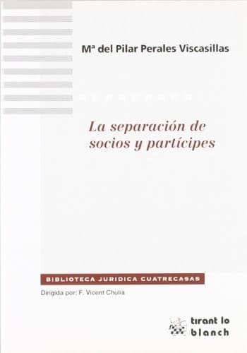 Portada de La separación de socios y partícipes
